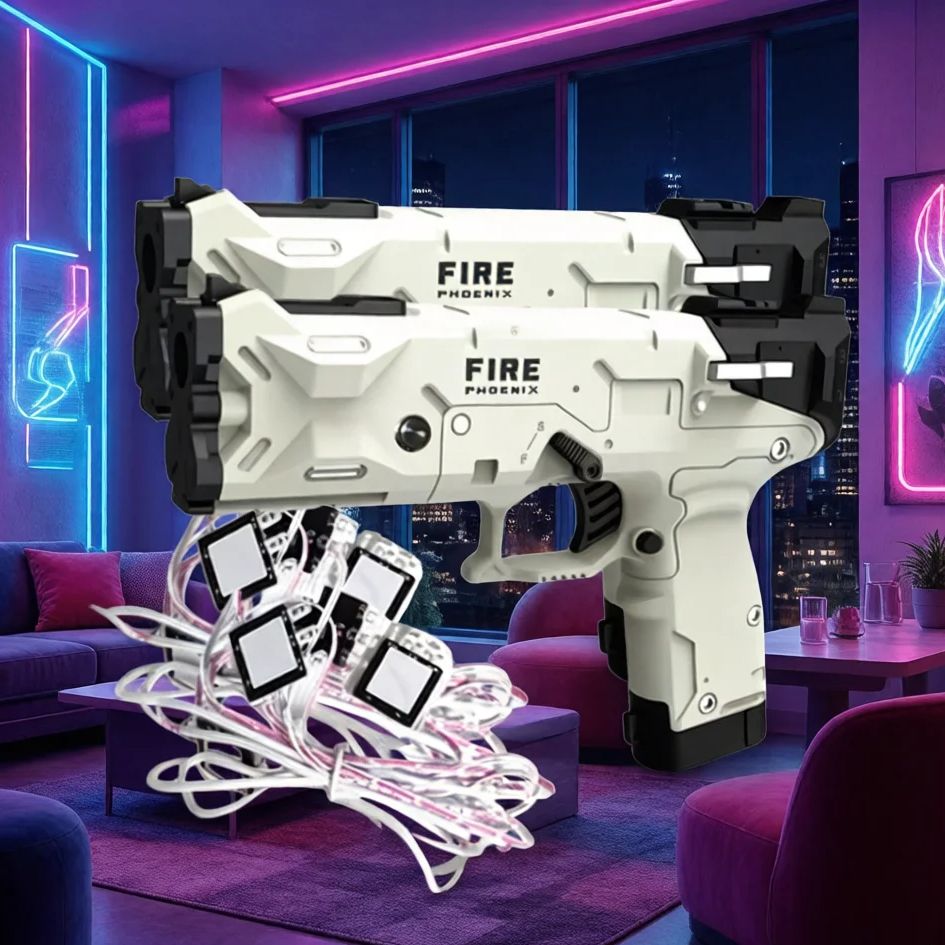 Gun Shooting Arcade - Pistola de Luz Electromagnética Inalámbrica 2p