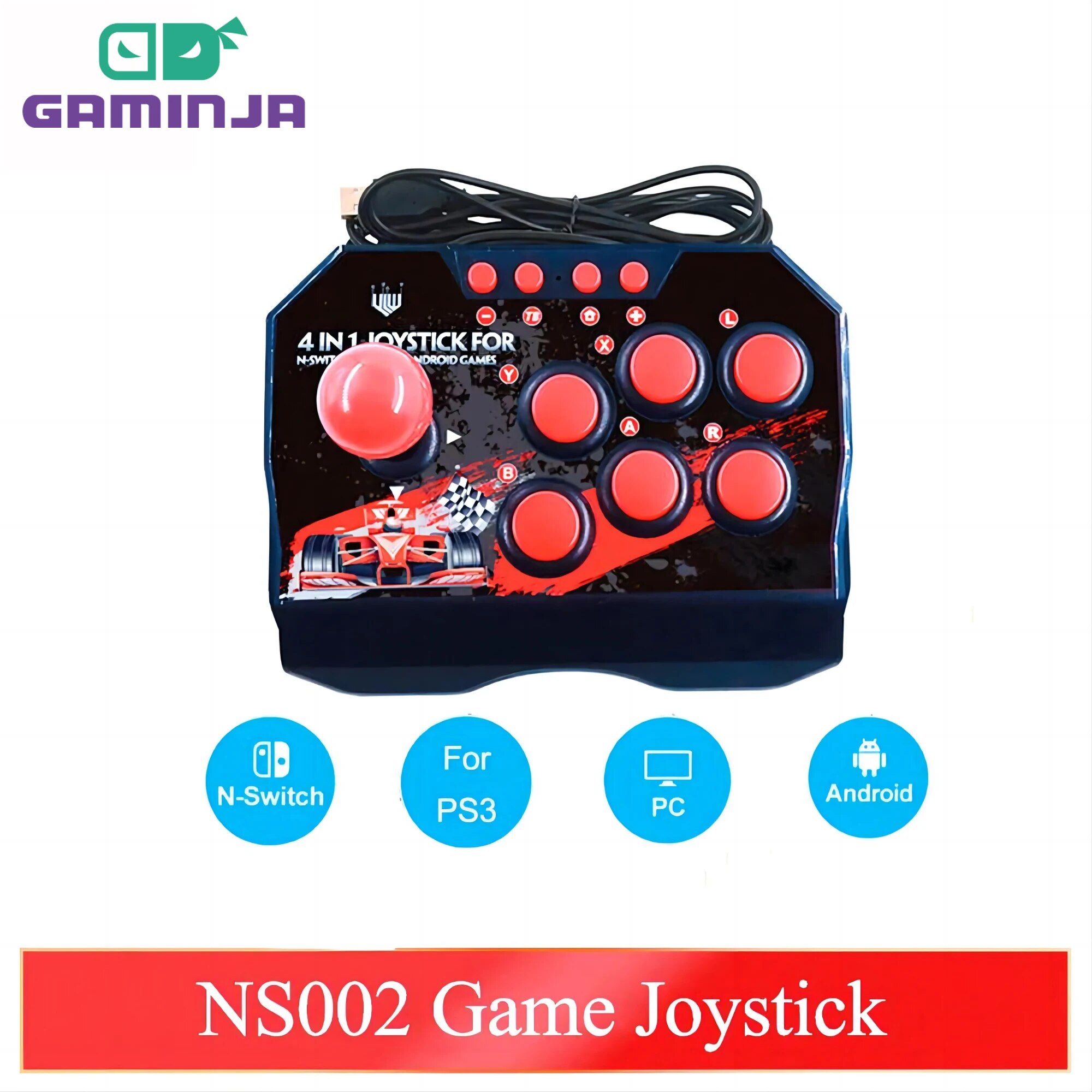 Arcade Vibes - GAMINJA NS002 4 en 1 Retro