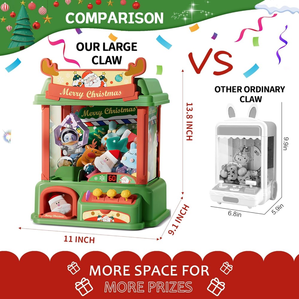 Máquina de garra de Navidad pa - Vending Arcade Games reseña y precio