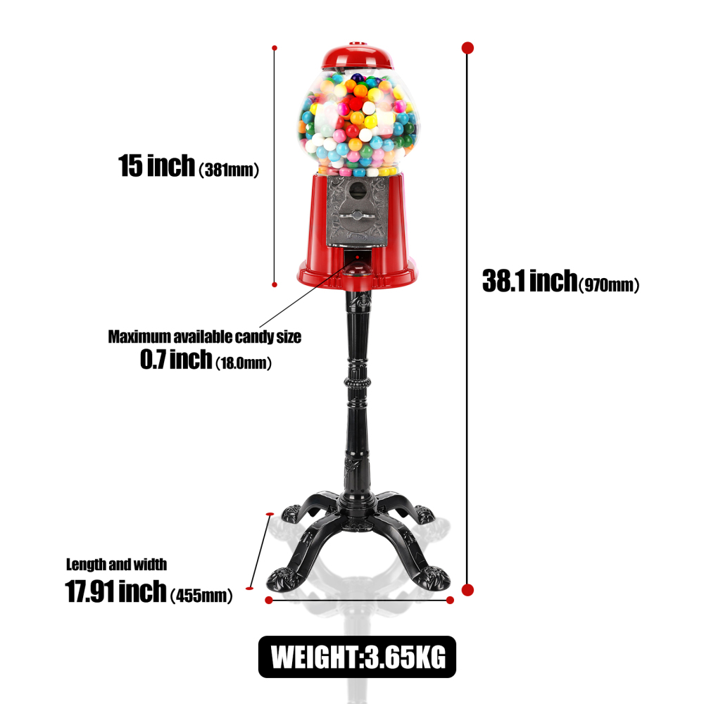 Máquina expendedora de chicles - Bubble Gum Machine reseña y precio