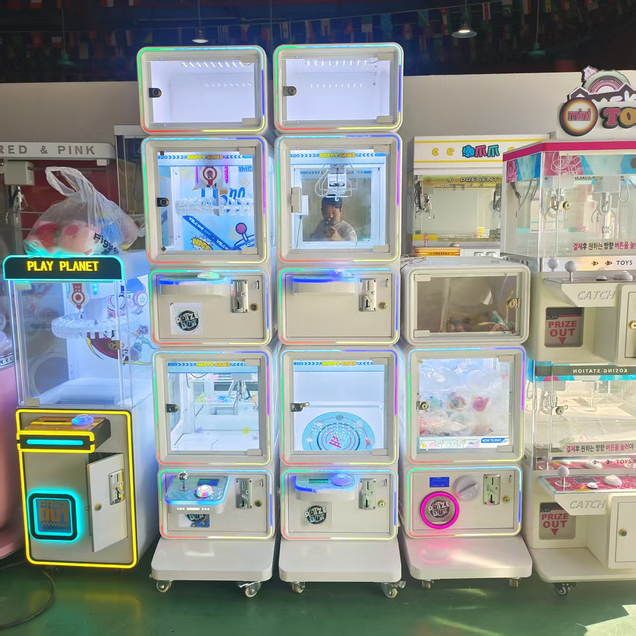 Máquina de grúa de garras come - Arcade Machine Profit reseña y precio