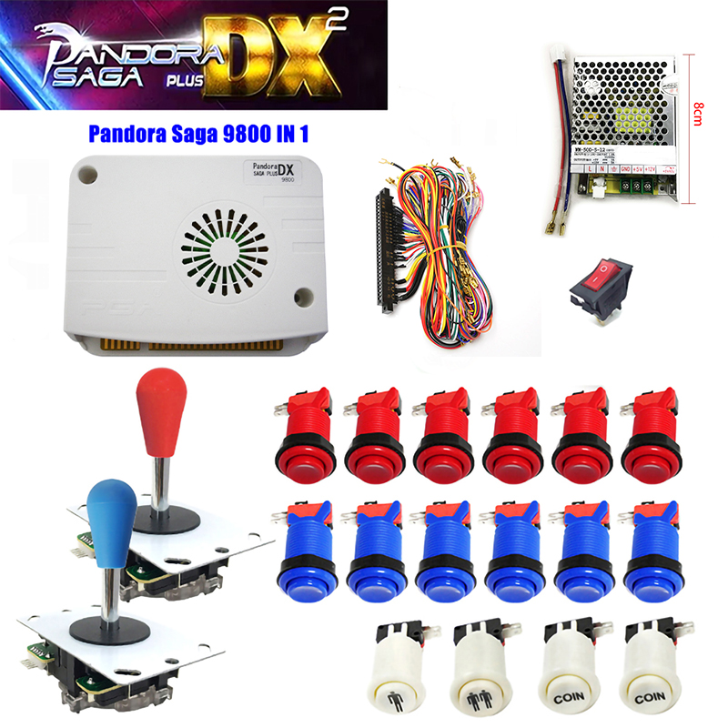 Kit DIY Arcade 9800 en 1 Pando - Trackball Controller Arcade reseña y precio